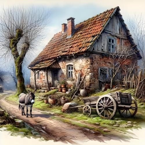 countryside Diamond Art Kits for Adult Diamond Painting Kit for Beginner