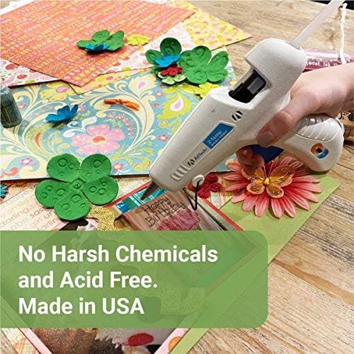 AdTech 10" Full-Size Hot Glue Sticks – 24 Pack, Clear, Strong Multi-Temp Adhesive for High & Low Temp Glue Guns, Quick Bonding for Crafting, DIY & Repairs, Made in USA