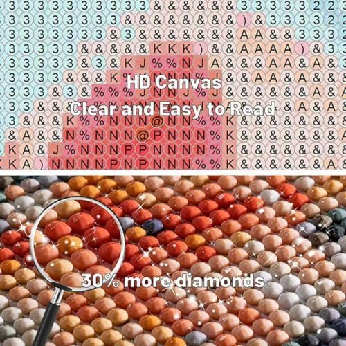 TCDZMYGS 6 Pack Christmas Diamond Art Kits for Adults,Diamond Painting Kits