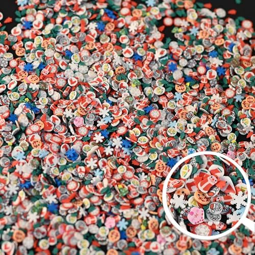 LIKETURE Fake Sprinkles 110g Fake Christmas Sprinkles Non-edible Craft Sprinkles Faux Sprinkles for Crafts Plastic Sprinkle Decoration Slime Sprinkles Slime Add Ins Shaker Card Filler(Yellow)