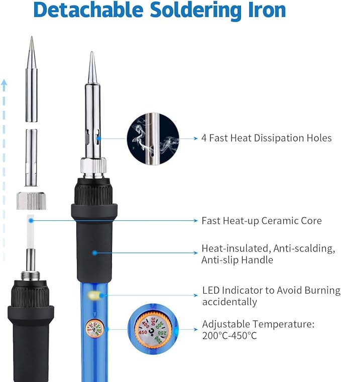 5 Pack Bulk LDK Soldering Iron Kits