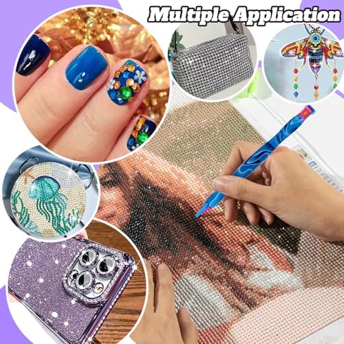 DoreenBow 25Pcs Diamond Art Tools Metal Thread Tip Diamond Art Accessories