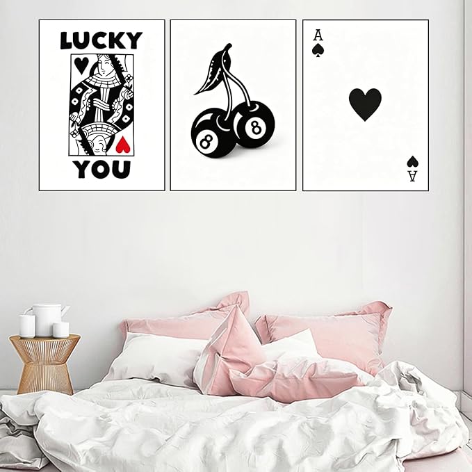 3 Pack Cherry Diamond Art Kits for Adults Diamond Painting Kit for Beginner | 5D DIY Funny Cute Vintage Diamond Dots Full Drill Crafts for Gem Art Dot Art for Adults Home Wall Decor for Teens 10x12 in