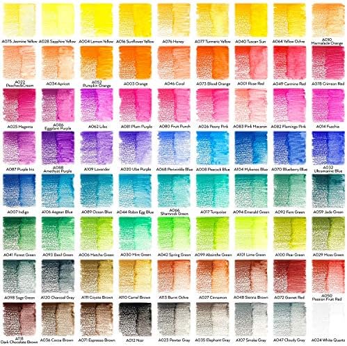 ARTEZA Watercolor Pencils, Set of 72, Water-Soluble Pencils for Drawing