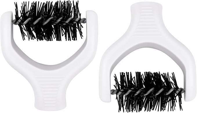 CYFUN DESIGN 2PCS White Die Brush Replacement for Paper Sculpting Tool Kit & Die Brush Scrapbooking Tool Arts Crafts Supplies