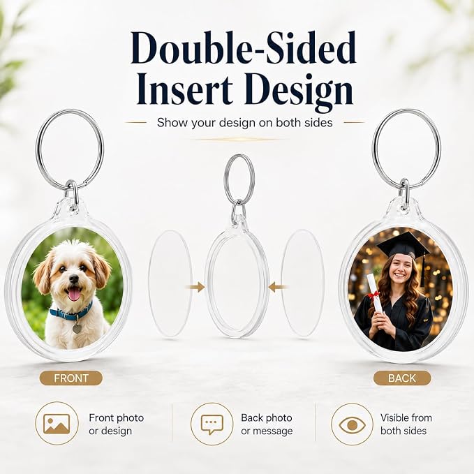 Homoyoyo Acrylic Photo Frame Keychain