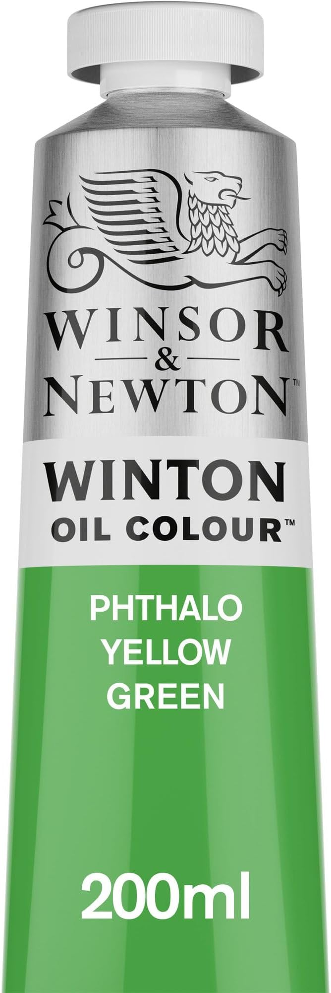 Winsor & Newton Winton Oil Color, 200ml Tube, Phthalo Yellow Green | Artist pigments, Durable, Lightfast, Permanent, Uniform Consistency, Great Pigment Load