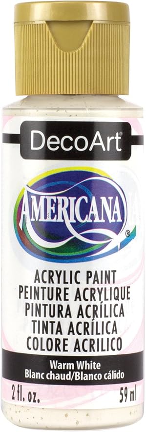 DecoArt Americana Acrylic Paint, 2-Ounce, Warm White