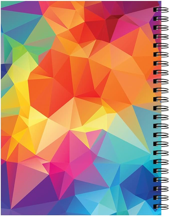 UCreate Fashion Poly Cover Sketch Book, Colorful Cover, Spiral Bound