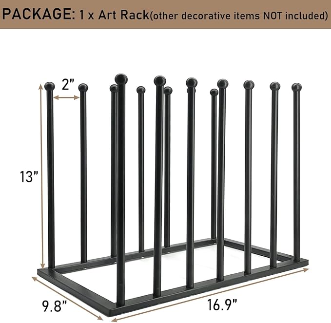 Art Storage Rack, Art Drying Rack, Art Canvas Organizer, Paint Display Rack Metal Easel Display Stands for Canvas Boards, Panels, Prints, Frames, Artworks, Gallery