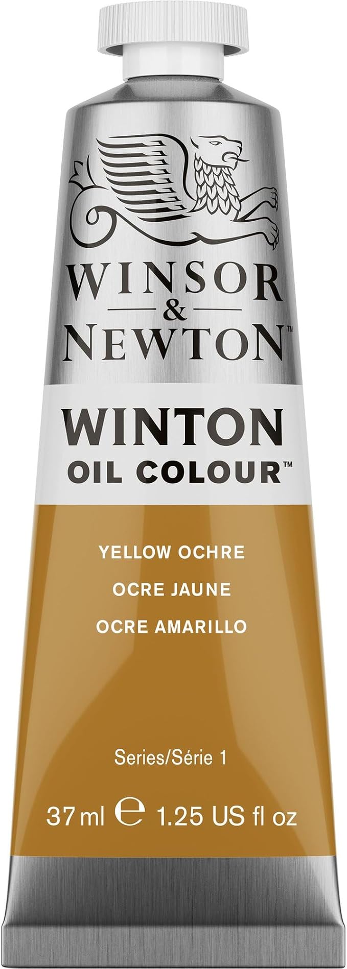 Winsor & Newton Winton Oil Color, 37ml Tube, Yellow Ochre | High-quality pigments, Durable, Lightfast, Permanent, Uniform Consistency, Great Pigment Load