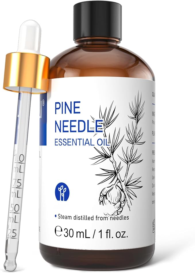 HIQILI Pine Needle Essential Oil for Diffuser, Soap & Candle