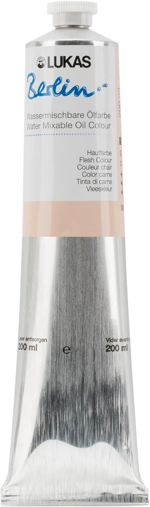 LUKAS Premium Water mixable Oil Paint, Skin-Coloured, 200 ml