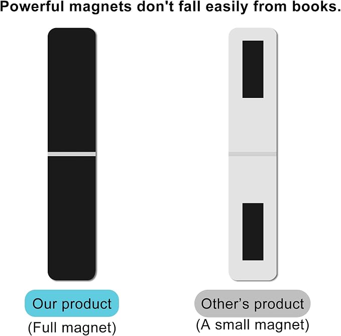 30 Pieces Bookmarks, Magnetic Bookmarks for Women, Men, Book Lovers, Page Markers for Students Teachers Reading (Multi Ocean)