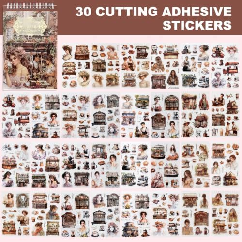Scrapbooking Stickers 300 Pre-Cut PET People &Washi Stickers