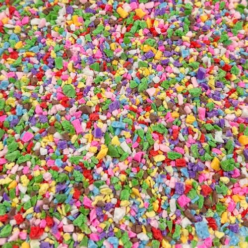 100G Crushed Fake Sprinkles Irregular Polymer Clay Slices Resin Sprinkles Fake CandyClay Sprinkles Nail Art Slices Polymer Sprinkles for Nail Art DIY Phone Case Crafts(13-Mixed)