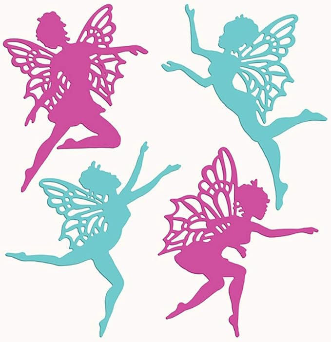 Cutting Dies Metal, Small Angel Embossing Stencils for DIY Scrapbooking Photo Album Decorative DIY Paper Cards Making Gift, Metallic Die Cut