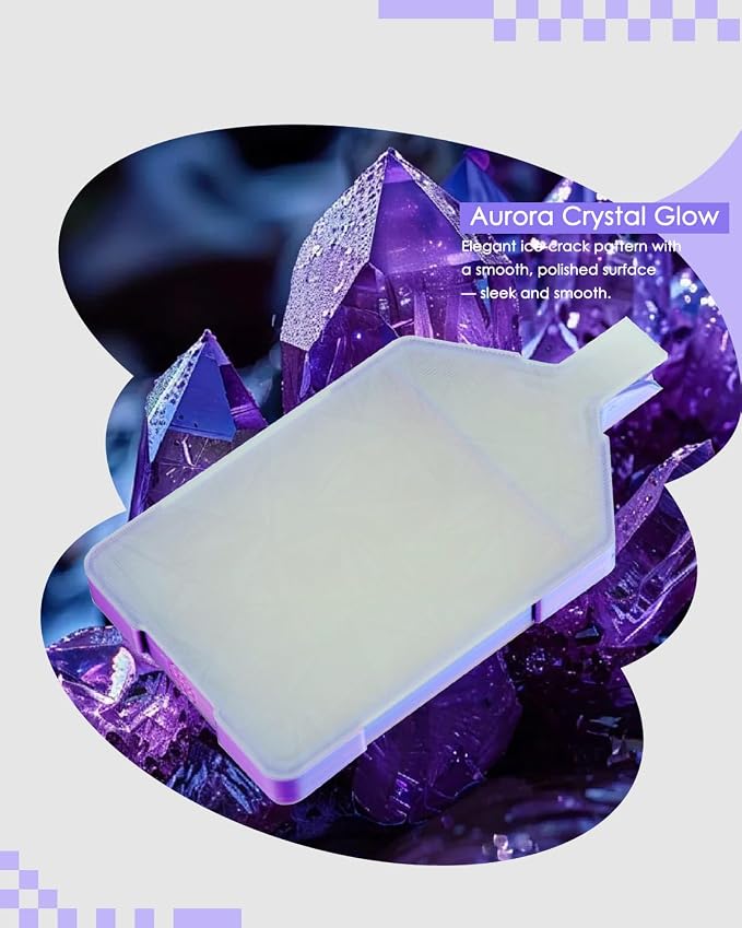 ForeverYoung Ethereal Diamond Art Tray with Lid, Aurora Crystal Glow