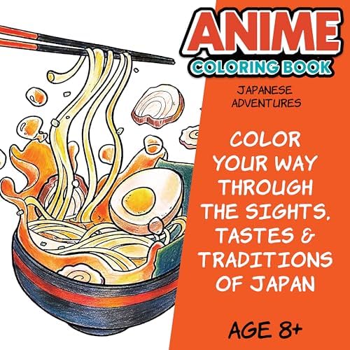 Faber-Castell Anime Drawing Kit: Japanese Adventures Edition | Step-by-Step Instruction Book with 20 Practice Pages, Color Pencil Set & Drawing Supplies for Kids, Summer Craft Supplies (1 Book)