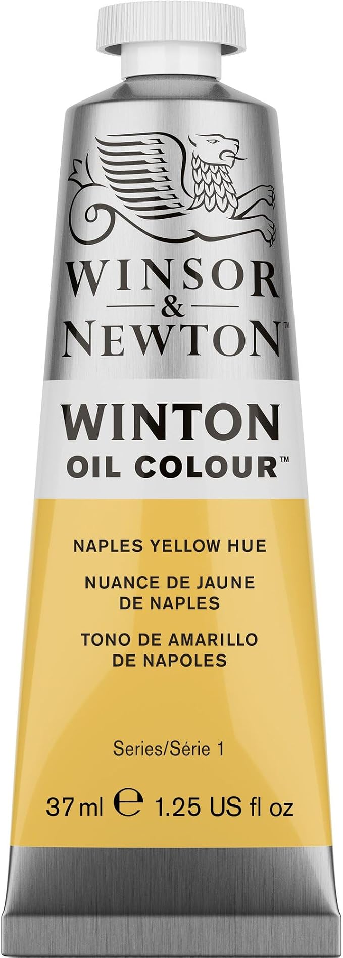 Winsor & Newton Winton Oil Color, 37ml Tube, Naples Yellow Hue | High-quality pigments, Durable, Lightfast, Permanent, Uniform Consistency, Great Pigment Load