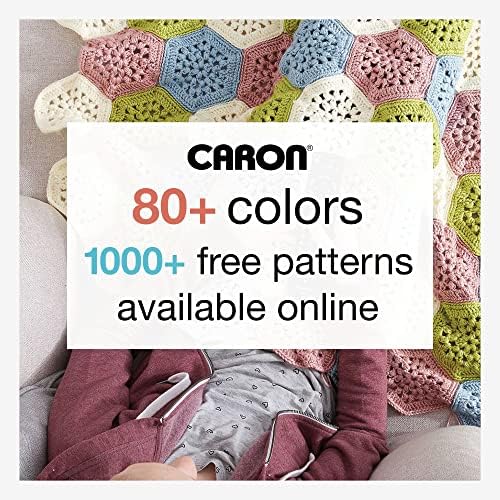 Caron Simply Soft Tweeds Yarn for Crocheting, Taupe, 3-Pack