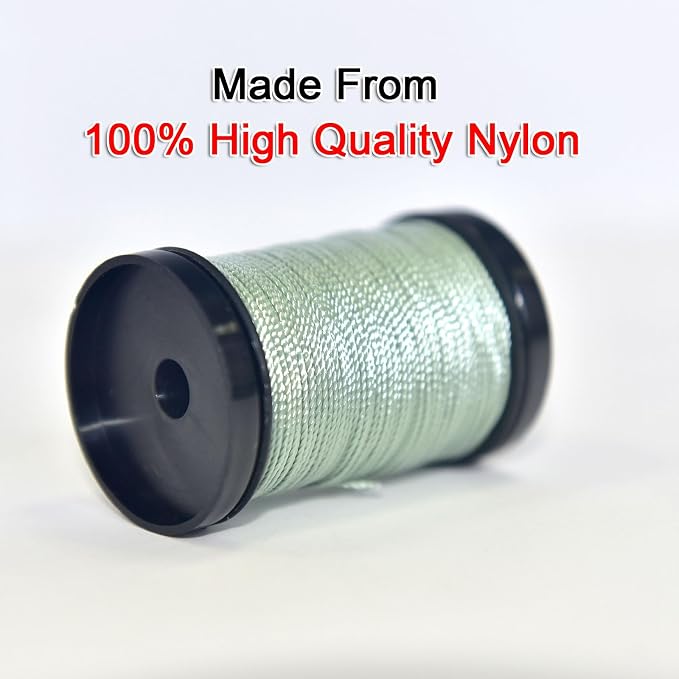 30 Yards Heavy Duty Extra Strong Upholstery Nylon Sewing Thread for Machine, Home, Hand, Craft, and Denim Leather，Color：cayon