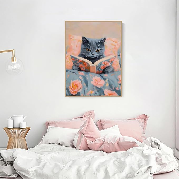 Black Cat Diamond Art Kits for Adults Diamond Painting Kit for Beginner