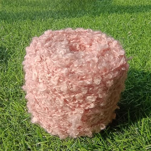 50g Soft Plush Wool Acrylic Fancy Loop Yarn for Doll Hair Making,A9
