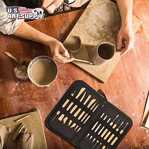 U.S. Art Supply Pottery & Clay Tools Set (14-Piece)