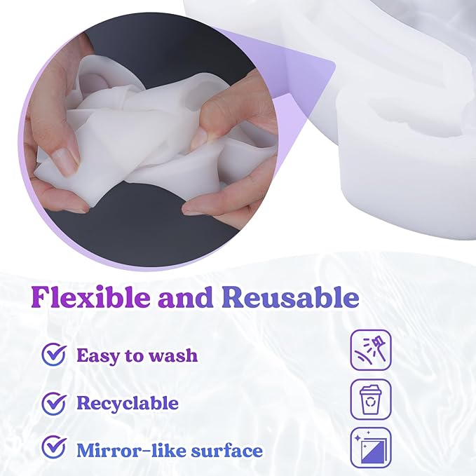LET'S RESIN Turtle Shape Resin Molds, 3D Animal Silicone Molds for Epoxy Resin, Large Sea Turtle Marine Art Silicone Resin Molds for Craft, Ocean Theme Night Lights, Home Decor | Large Sea Turtle Marine Art Silicone Resin Molds for Craft, Ocean Theme N...