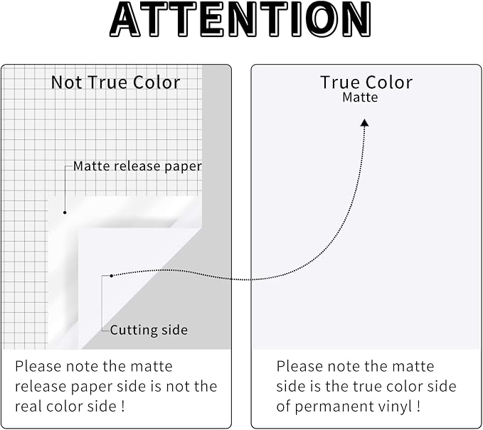 Lya Vinyl White Permanent Vinyl, 12 Pack Matte Vinyl for Cutting Machine, 12"x12" Self Adhesive Vinyl Sheets for Decor Sticker, Party Decoration, Craft Projects