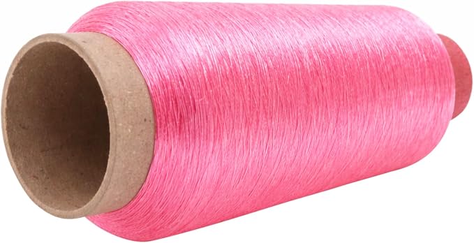 Mandala Crafts Metallic Pink Embroidery Floss for Sewing, 3281 Yard Spool