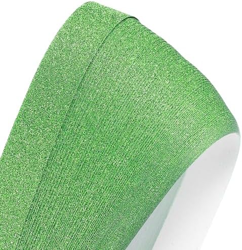 MECCANIXITY 200 Sheets Origami Paper Glitter Stars Papers Green Fold Paper for Beginner Arts Crafts Projects,0.4 x 8.7 Inch