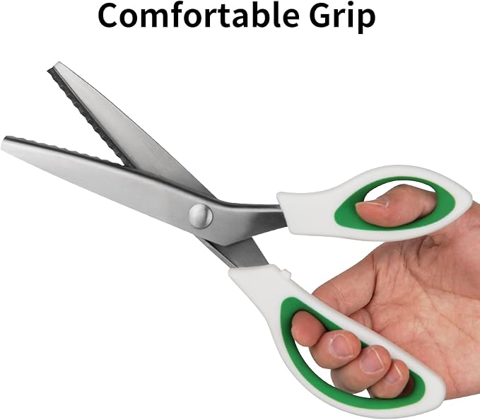 Fri4Free 9" Pinking Shears Zig Zag Fabric Sewing Craft Scissors