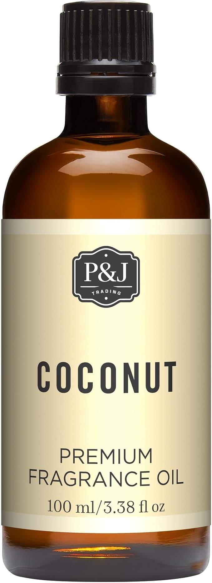 P&J Trading Fragrance Oil | Coconut Oil 100ml - Candle Scents for Candle Making, Freshie Scents, Soap Making Supplies, Diffuser Oil Scents