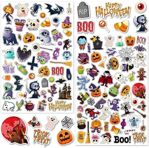 LINAYE Halloween Stickers for Kids 24 Sheets 1260PCS Stickers Bulk