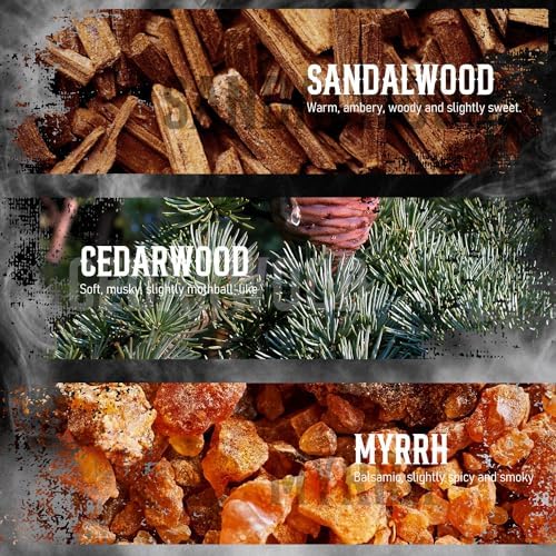 Essential Oils for Men, ARVIDSSON Masculine Essential Oils, Manly Fragrance Oils for Diffuser, Sandalwood, Cedarwood, Leather, Sweet Tobacco, Bay Rum, Myrrh, Gift for Men