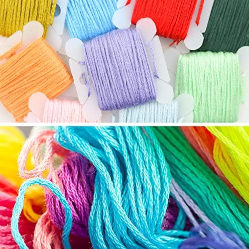 Similane Embroidery Floss 50 Skeins Cross Stitch Thread Friendship Bracelets