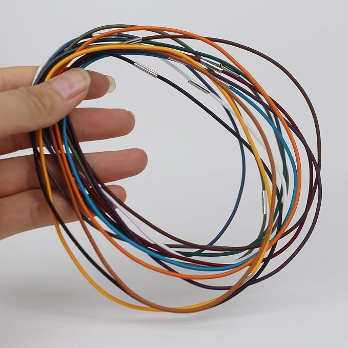 13 Pcs Colorful Elastic Bands for Traveler's Notebook, 13 Unique Colors Connecting Bands Replacement Accessories for Standard Size Journals
