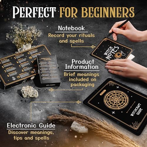 Wyspell Witchcraft Supplies Kit - 54PCS - Altar Spell Set - Witchy Gifts