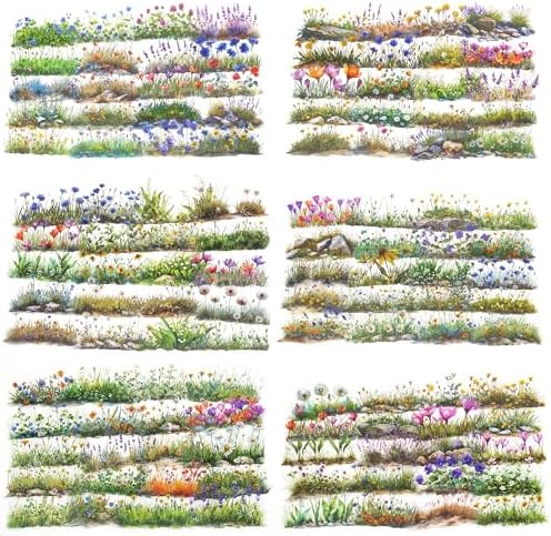 Garden Stickers, Journaling Stickers (120Pcs)