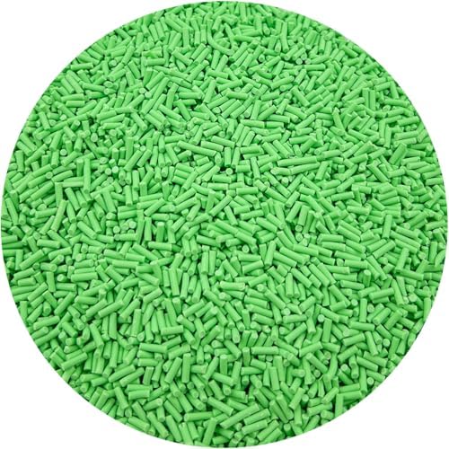 150g Fake Sprinkles Resin Sprinkles Clay Sprinkles Fake Candy Sprinkles Polymer Sprinkles Polymer Clay Slices for Resin Nail Slime Scrapbook DIY Art Crafts Making(237-green)