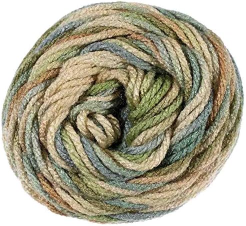 Craft County Size 4 (Medium) 100% Acrylic Fiber Yarn – Variety of Color and Pattern Options – for Crochet, Knitting, and Weaving (Aspen Print)
