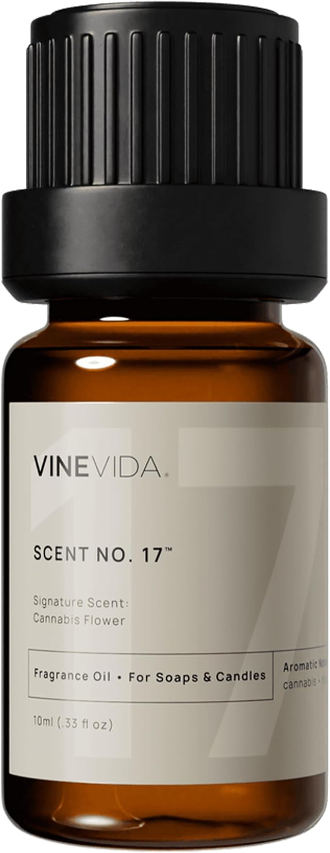 VINEVIDA [0.33oz] Cannabis Flower Fragrance Oil - Made in USA Scents for Candle Making - Natural Candle Fragrance Oil - Scents for Soap Making