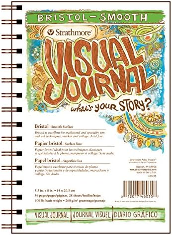Strathmore Visual Journal Bristol Smooth 5.5"X8"-28 Sheets -460350