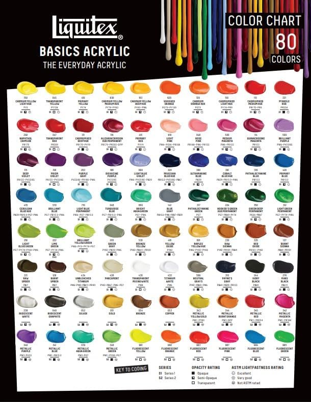 Liquitex BASICS Acrylic Paint, 4-oz Tube, Brilliant Purple | Medium Viscosity, Satin Finish, Lightfast, Fine Art Pigments, Range of Opacities, Easy Blending