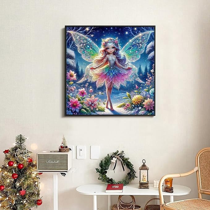 Axquilon Fairy Diamond Art Kits for Adults 14x14inch