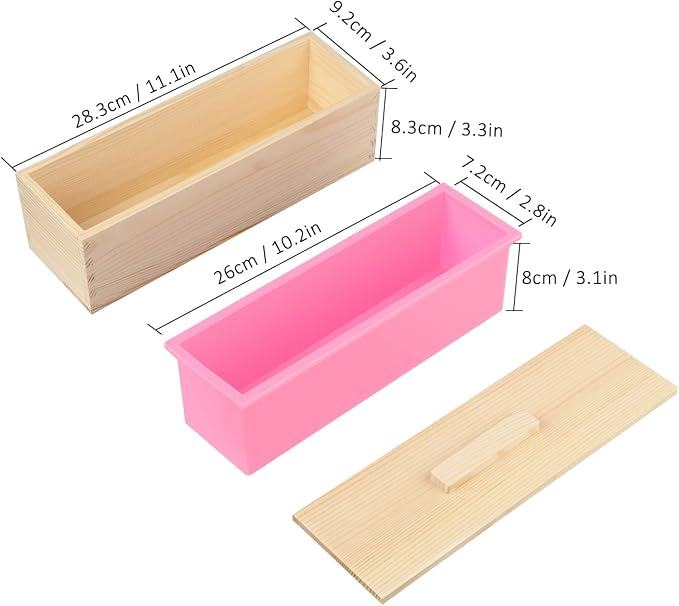 3 Packs 42 oz Soap Loaf moldses, Soap moldses for Soap Making