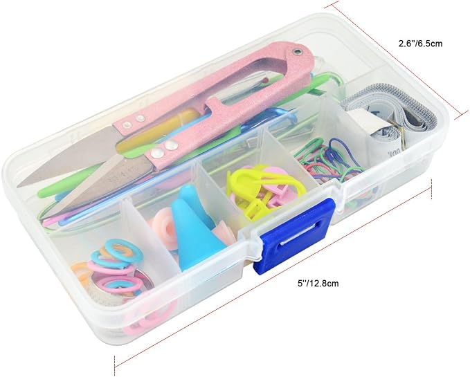 Dxhycc New Basic Knitting Tools Accessories Supplies with Case Knit Kit Lots
