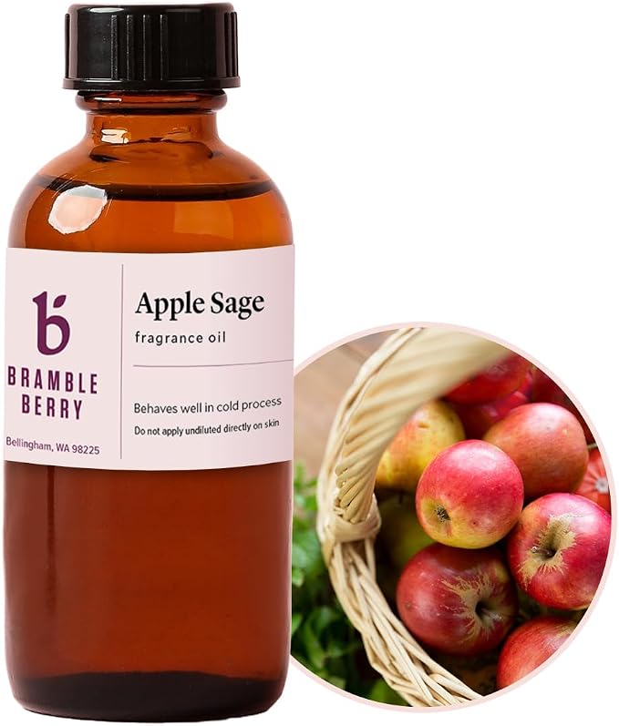 Bramble Berry Apple Sage Fragrance Oil | Apple for Soap, Candles & Lotion